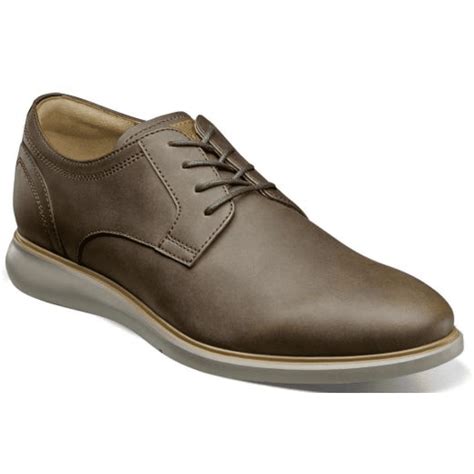 Florsheim - Florsheim Fuel Plain Toe Oxford Men's Shoes Casual Brown CH ...