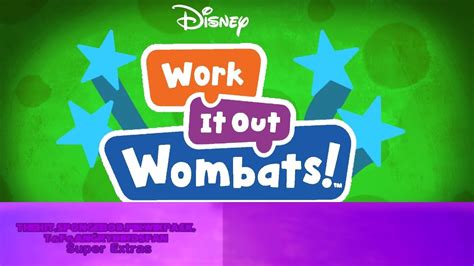 Work It Out Wombats! (Disney) (Green) Logo (FANMADE) - YouTube