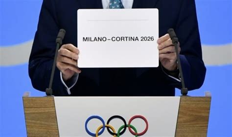 Italy’s Milan and Cortina d’Ampezzo will host 2026 Winter Olympics ...