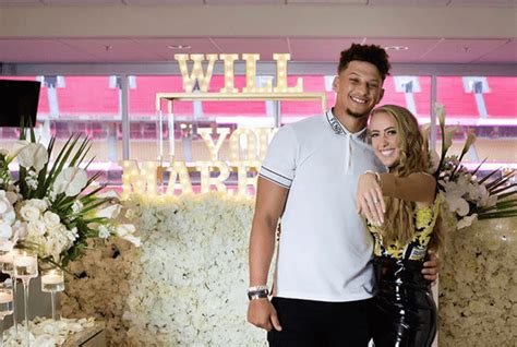 NFL Superbowl Star Patrick Mahomes Engaged to Girlfriend Brittany ...