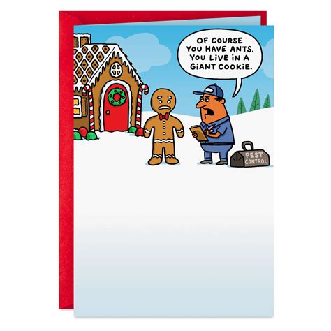 Gingerbread Man Funny Christmas Card - Greeting Cards - Hallmark