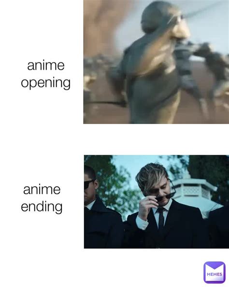 anime opening anime ending | @Deidarabic | Memes