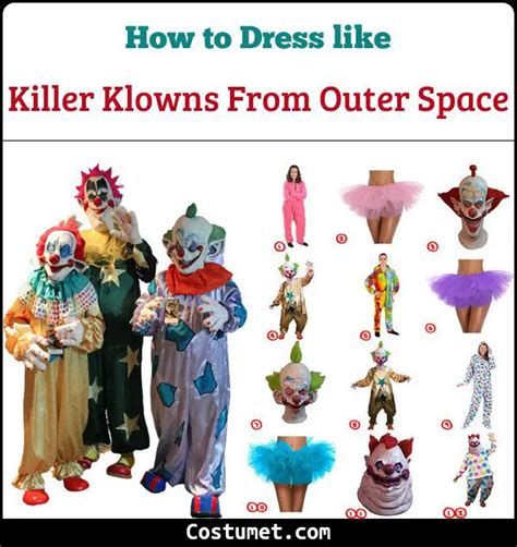 Killer Klowns from Outer Space Costume for Cosplay & Halloween