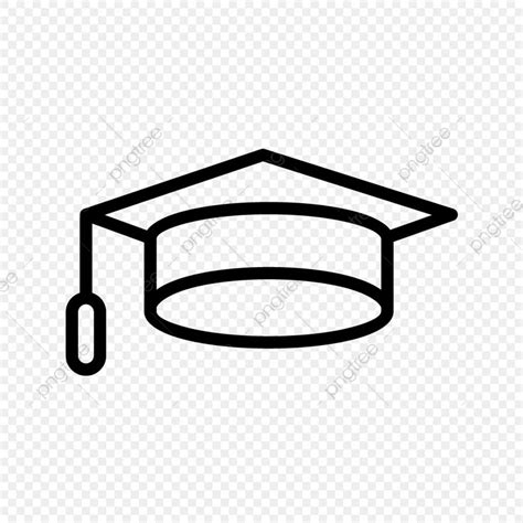 Silhouette Graduation Cap Clipart Hd PNG, Vector Graduation Cap Icon, Graduation Icons, Cap ...