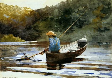 Boy Fishing Painting by Rusty Ford - Fine Art America