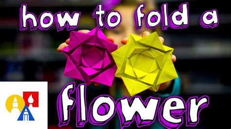 How To Fold An Easy Origami Flower #46