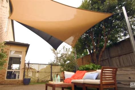 How to install a shade sail | Shade sails patio, Backyard shade, Shade sail