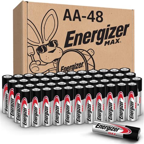 Energizer MAX AA Batteries (48 Pack), Double A Alkaline Batteries - Walmart.com - Walmart.com