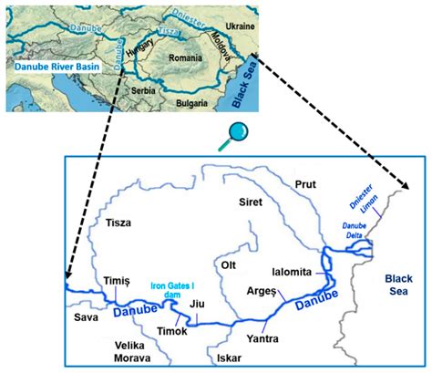 Prut River Map