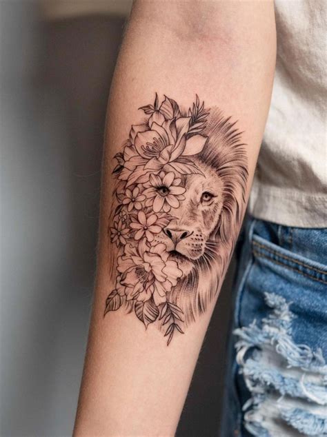 27 Powerful lion tattoo for women with meanings and inspiration - Boho ...