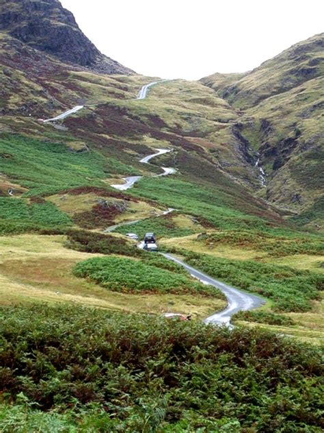 File:Hardknott Pass from Hardknott Castle (Roman Fort) - Geograph ...