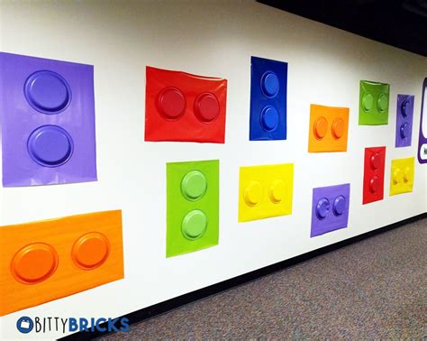 How to Decorate Walls Like Giant LEGO Bricks – bittybricks.com