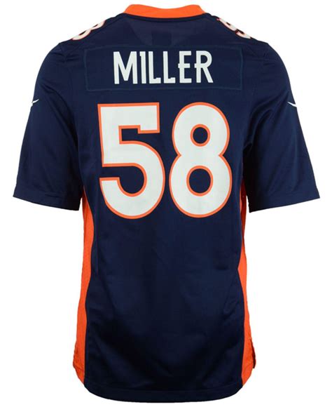 Nike Synthetic Men's Von Miller Denver Broncos Game Jersey in Navy (Blue) for Men - Lyst