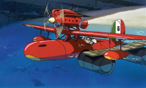 Porco and his sea plane from Porco Rosso. | Studio ghibli, Hayao ...