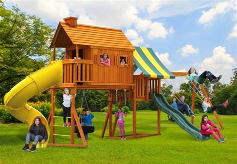 Eastern Jungle Gym Fantasy Tree house Series (Custom) - Wooden PlayScapes