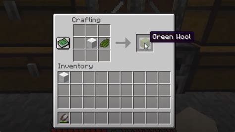 How To Make Green Wool: Minecraft Recipe