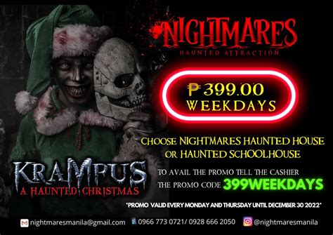 🔥𝟯𝟵𝟵 𝐏𝐑𝐎𝐌𝐎 𝐖𝐄𝐄𝐊𝐃𝐀𝐘𝐒 🔥 𝗖𝐡𝐨𝐨𝐬𝐞... - Nightmares Manila