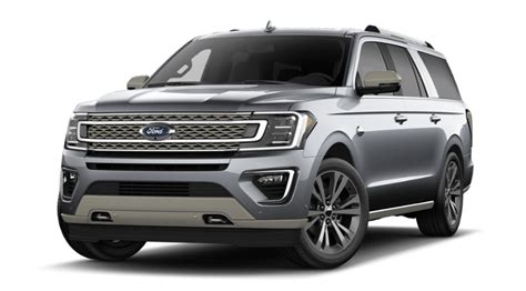 2021 Ford Expedition King Ranch® MAX Iconic Silver, 3.5L V6 EcoBoost® Engine with Auto Start ...