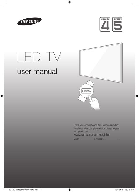 Samsung 48'' Full HD Flat TV J5170 Series 5 User Manual | Manualzz