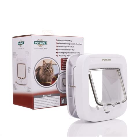 Microchip Cat Flap - White Staywell Petsafe