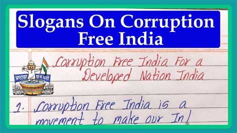 Corruption Freed India For A Developed Nation | Corruption Free India ...