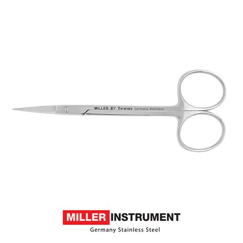 Scissors Iris (Standard) Straight 11.5 cm,4 1/2'' | Bangkok Dental Supply