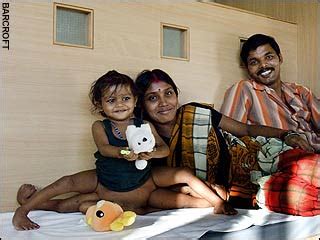 Operation begins on Indian girl with eight limbs