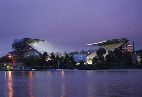 husky stadium at night | jenniferj47 | Flickr