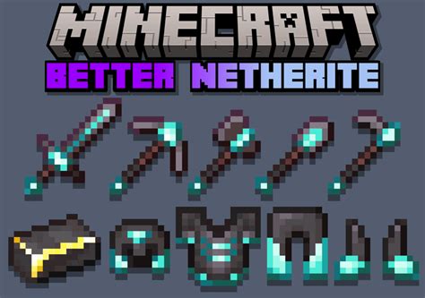 Better Netherite Resource Pack 1.19+ Minecraft Texture Pack