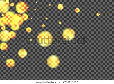 Gold Flare Background Transparent Vector Dot Stock Vector (Royalty Free ...