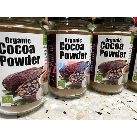 Organic unsweetened Cocoa Powder - 140gm | Shopee Malaysia