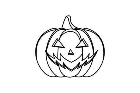 Halloween Pumpkin Outline Icons-123 Graphic by goodkecombrangid ...