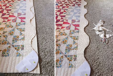 www.kristamoser/home | Scalloped Borders | Scallop edge quilt, Scalloped quilt, Quilt border