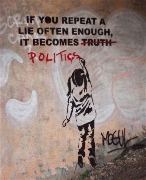 If you repeat a lie often enough, it becomes politics. | Popular ...