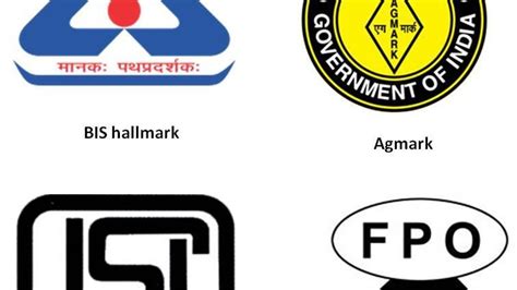 Certification Marks issued for different products in India