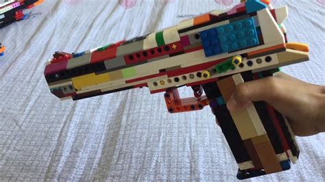 LEGO desert eagle (working instruction) - YouTube