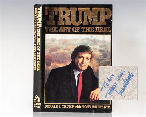 Trump The Art of the Deal Donald Trump First Edition Signed