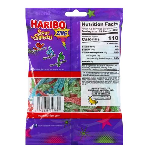 Haribo sour s‘ghetti – German Candy Shop LLC