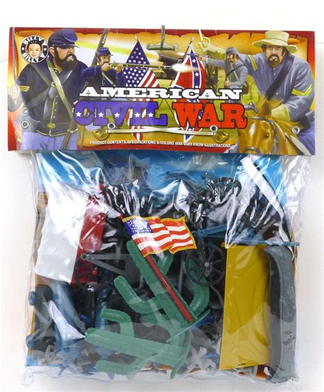 Billy V Toys American Civil War Bagged Plastic Toy Soldiers Set 1/32 Scale - Walmart.com ...