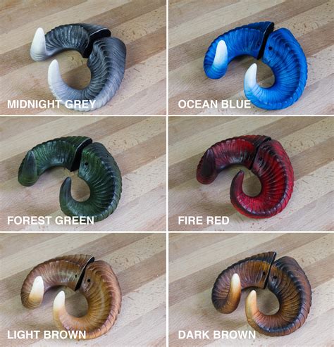 Small Ram Horns | Custom Color | Handmade | Lightning Cosplay