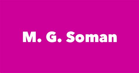 M. G. Soman - Spouse, Children, Birthday & More