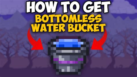 Terraria How To Get Bottomless Water Bucket | Terraria Bottomless Water Bucket 1.4.4.9 - YouTube