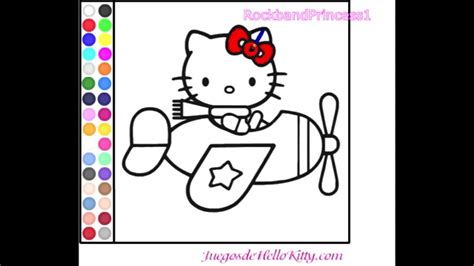 Hello Kitty Online Games Hello Kitty Coloring Game - YouTube