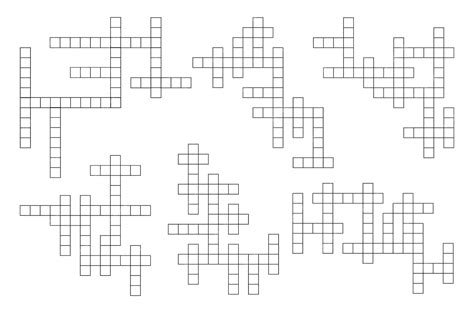 Premium Vector | Crossword game grid cross word puzzle template