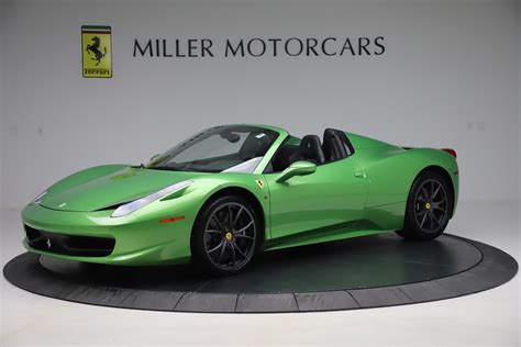 Pre-Owned 2015 Ferrari 458 Spider For Sale () | Miller Motorcars Stock #4613