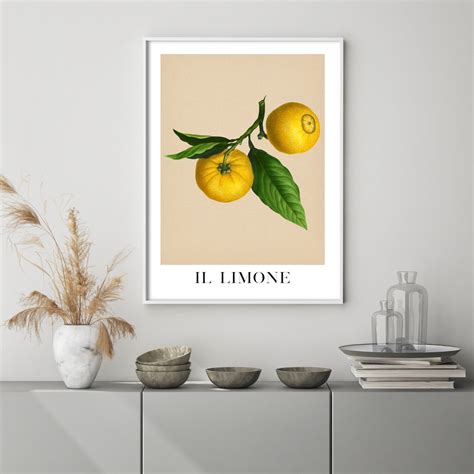 Il Limone Poster - Slay My Print - Stylish Kitchen Prints