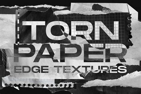 Torn Paper Edge Textures - Design Cuts