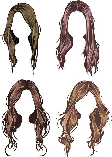 Hair wig PNG