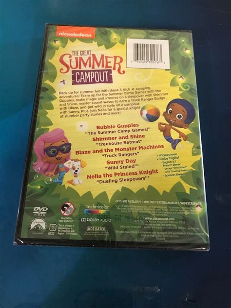 Nickelodeon Favorites: Great Summer Campout! [New DVD] No Slipcover ...