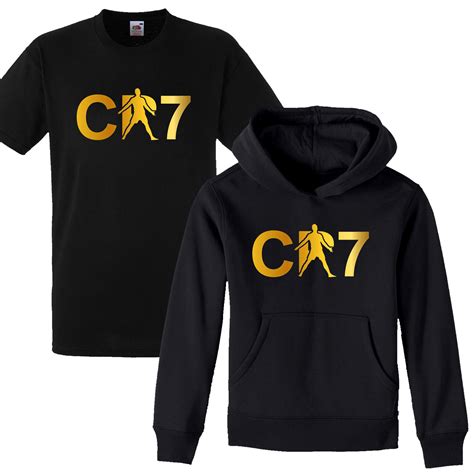 New Ronaldo CR7 Inspired Soccer Hoodie/ T Shirt Jumper Footy Merch ...